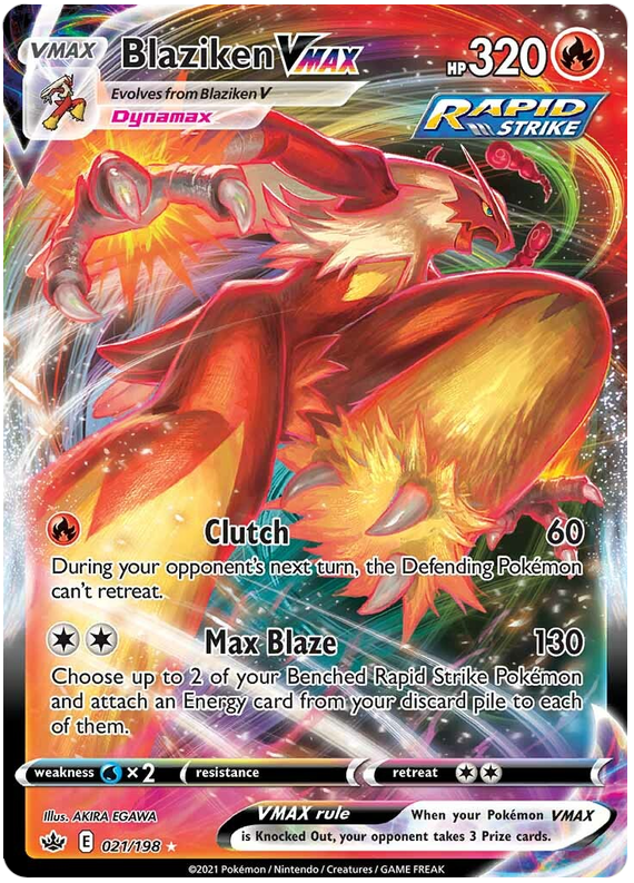 Blaziken VMAX 021/198 Chilling Reign