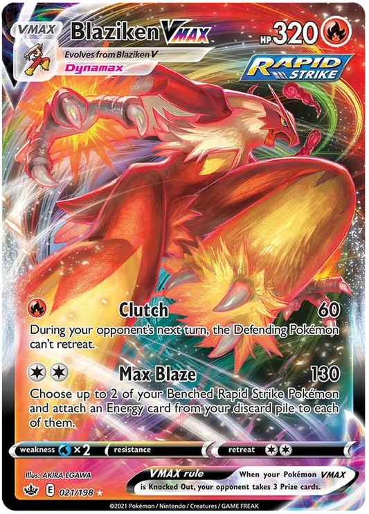 Blaziken VMAX 021/198 Chilling Reign