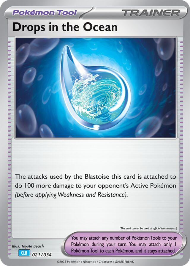 Drops in the Ocean 021/034 Pokemon TCG Classic: Blastoise Deck