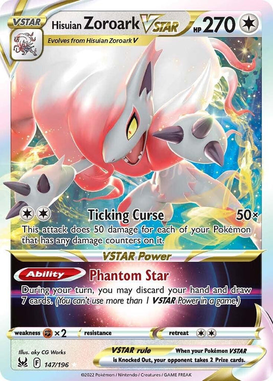 Hisuian Zoroark VSTAR 147/196 Lost Origin