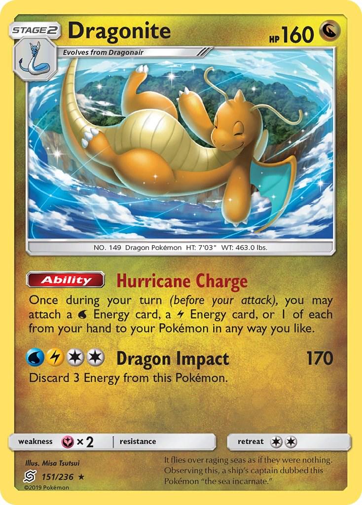 Dragonite 151/236 Cracked Ice Promo Unified Minds