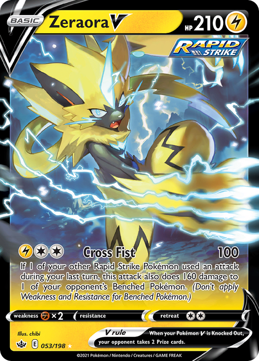 Zeraora V 53/198 Crown Zenith