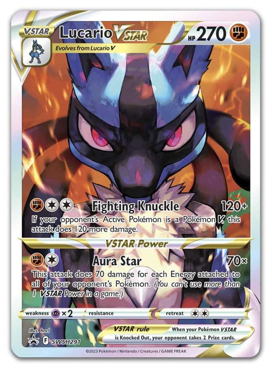 Lucario VSTAR SWSH291 BLACK STAR PROMO