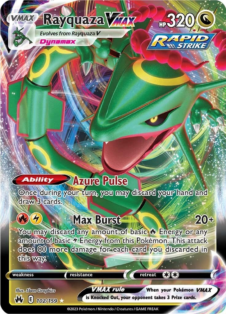 Rayquaza VMAX 102/159 Crown Zenith