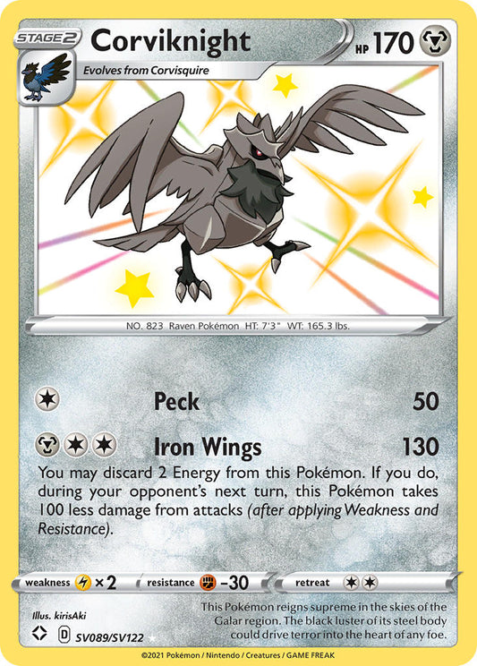 Corviknight SV089/SV122 Shining Fates