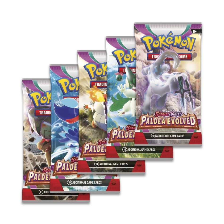 *Sealed* Paldea Evolved x5 Booster Pack Art Set