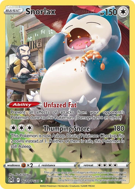 Snorlax TG10/TG30 Lost Origin