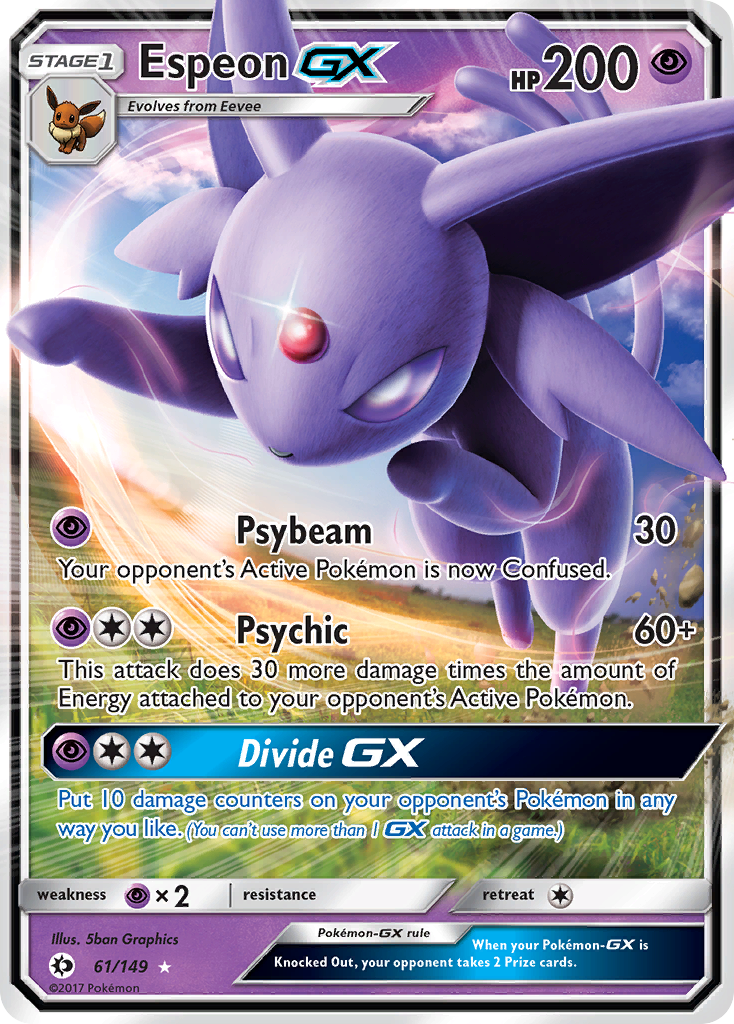 Espeon GX 61/149 Sun & Moon