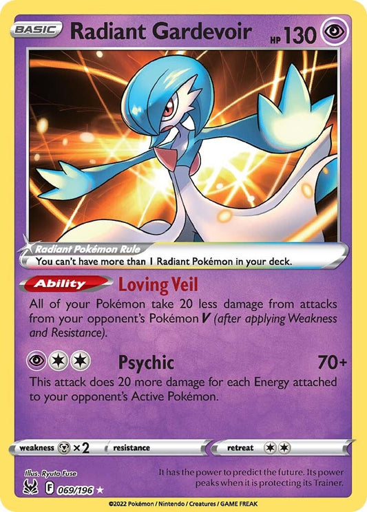 Radiant Gardevoir 069/196 Lost Origin