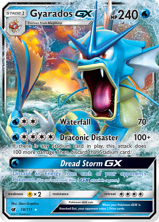 Gyarados GX 18/111 Crimson Invasion