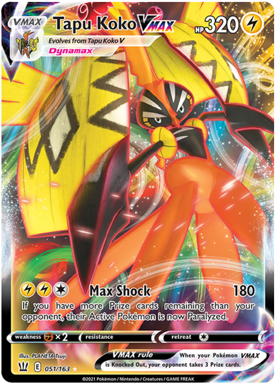 Tapu Koko VMAX 051/163 Battle Styles